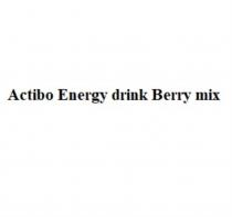 ACTIBO ENERGY DRINK BERRY MIXMIX