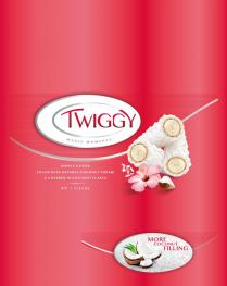 TWIGGY MAGIC MOMENTS WAFFLE STICKS FILLED WITH NATURAL COCONUT CREAM & COVERED IN COCONUT FLAKES 20 PIECESPIECES