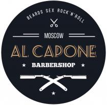 AL CAPONE BEARDS SEX ROCKNROLL BARBERSHOP MOSCOW EST. 2016ROCK'N'ROLL 2016