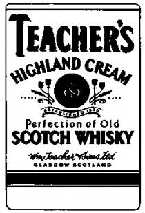 TEACHERS TEACHER W SONS SCOTCH WHISKY