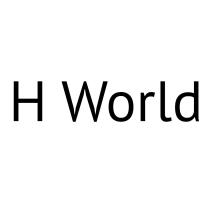 H WORLDWORLD
