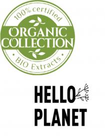 HELLO PLANET ORGANIC COLLECTION BIO EXTRACTS 100% CERTIFIEDCERTIFIED