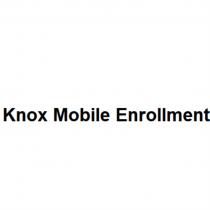 KNOX MOBILE ENROLLMENTENROLLMENT