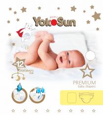YOKOSUN PREMIUM BABY DIAPERS ДО 12 ЧАСОВ СПОКОЙНОГО СНАСНА