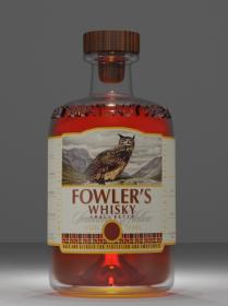 FOWLERS AUT BIBAT ABEAT WHISKY SMALL BATCH SMOOTH MELLOW CAREFULLY DISTILLED PATIENTLY MATUREDFOWLER'S MATURED