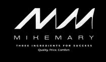 MM MIKEMARY THREE INGREDIENTS FOR SUCCESS QUALITY PRICE COMFORTCOMFORT