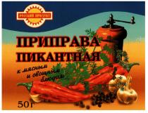 РУССКИЙ ПРОДУКТ ПРИПРАВА ПИКАНТНАЯ К МЯСНЫМ И ОВОЩНЫМ БЛЮДАМ