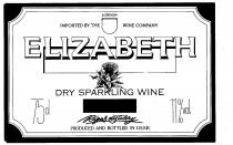 ELIZABETH DRY SPARKLING WINE LONDON PRODUCED AND BOTTLED IN USSR RIGAS DISTILERU