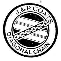 J& P COATS DIAGONAL CHAIN