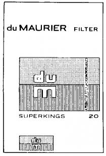 DU MAURIER PETER JACKCON M SUPERKINGS 20