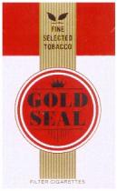 FINE SELECTED TOBACCO GOLD SEAL FILTER CIGARETTES