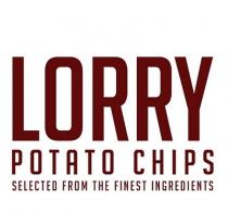 LORRY potato chips selected from the finest ingredients