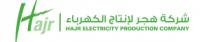 HAJR ELECTRICITY PRODUCTION COMPANY HAJR ;شركة هجر لإنتاج الكهرباء