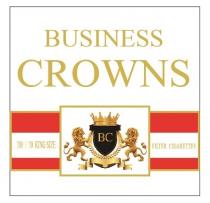 BUSINESS CROWNS FILTER CIGARETTES 200/20 KING SIZE BC