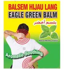 BALSEM HIJAU LANG EAGLE GREEN BALM Natural Mentha arvensis Aromatic Soothing;بلسم أخضر