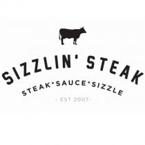 SIZZLIN STEAK Steak Sauce Sizzle Est 2007