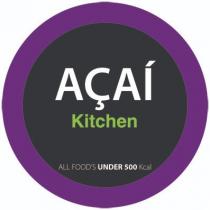 all foods under 500 kcal acai kitchen