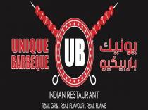 UNIQUE BARBEQUE UB Indian Restaurant Real Grill Real Flavour Real Flame;يونيك باربيكيو