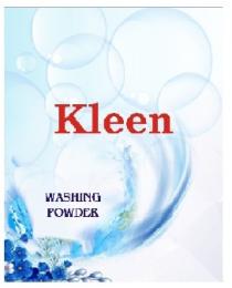 Kleen washing powder