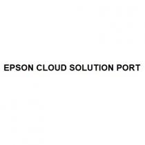 EPSON CLOUD SOLUTION PORT