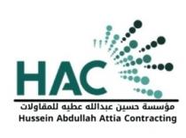 Hussein Abdullah Attia Contracting HAC;مؤسسة حسين عبدالله عطيه للمقاولات