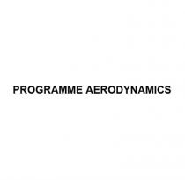 PROGRAMME AERODYNAMICS