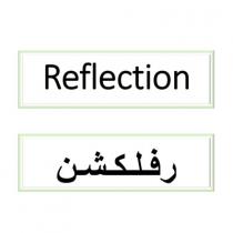 Reflection;رفلكشن