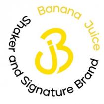 BJ BANANA JUICE Shaker and Signature Brand