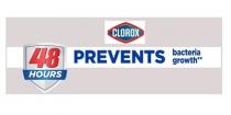 CLOROX 48 HOURS PREVENTS bacteria growth