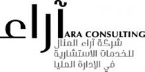 ARA CONSULTING;شركة آراء المنال للخدمات الاستشارية في الادارة العليا آراء