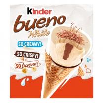 KINDER BUENO WHITE, SO CREAMY!, SO CRISPY!, SO BUENO!