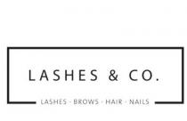 LASHES&CO. LASHES. . BROWS . HAIR . NAILS