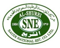 SASUDI NATIONAL.EST.CO.LTD (AL-SHREI)(SNE)-1370-1950;شركة المؤسسة الوطنية السعودية المحدودة إس إن أ) (الشريع) 1370-1950