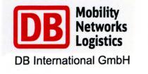 DB Mobility networks logistics DB international gmbh