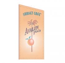 SUNSET CAFE AVALON PEACH
