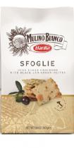 MULINO BIANCO Barilla SFOGLIE OVEN BAKED CKRACERS WITH BLACK AND GREEN OLIVES