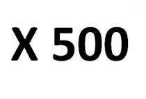 X 500