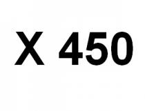 X 450