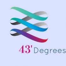 43 degrees