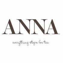 ANNA everything stops for tea