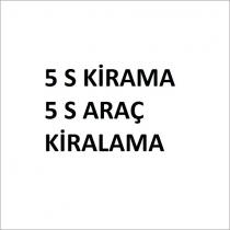 5s kiralama 5s araç kiralama