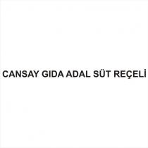 cansay gıda adal süt reçeli