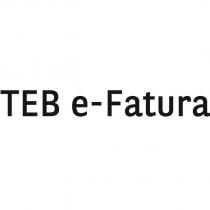 teb e-fatura