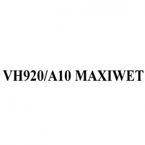 vh920/a10 maxiwet