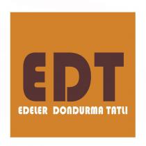 edt edeler dondurma tatlı