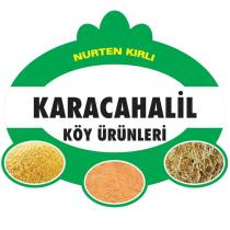karacahalil köy ürünleri nurten kırlı
