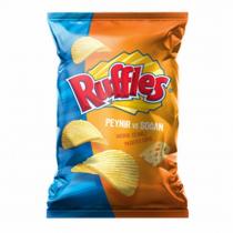 RUFFLES PEYNİR VE SOĞAN AROMA ÇEŞNİLİ PATATES CİPSİ ŞEKİL