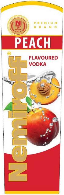 nemiroff peach flavoured vodka
