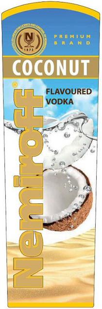 nemiroff coconut flavoured vodka