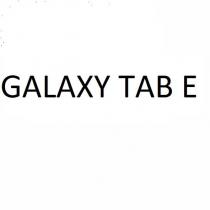 galaxy tab e